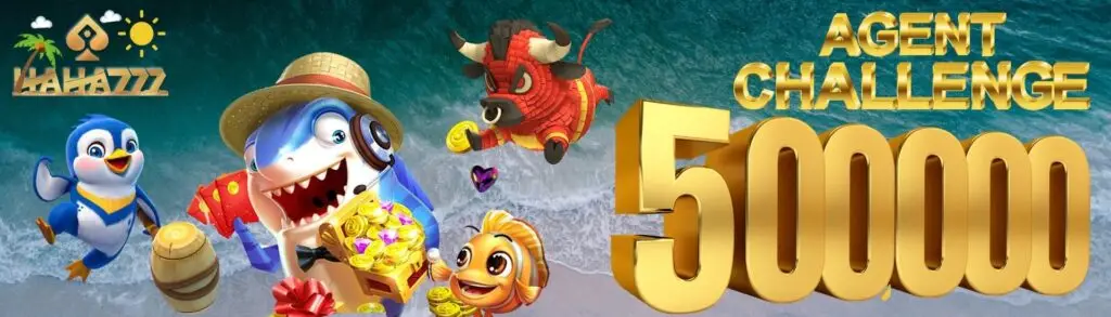 Haha777 casino promotional offer banner